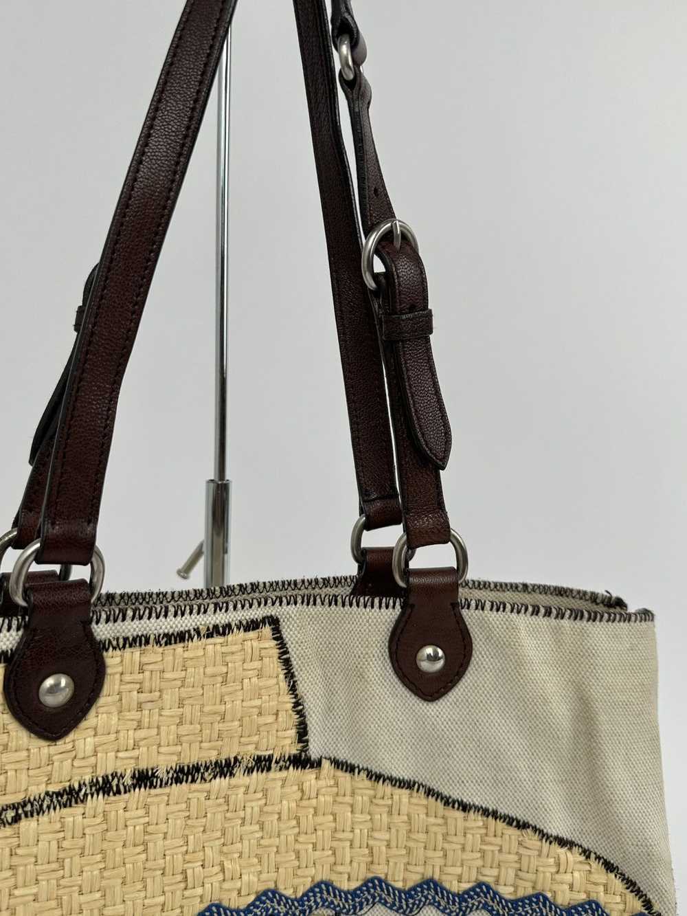 Miu Miu Miu Miu - Purse Early 2000’s Linen Beige … - image 8