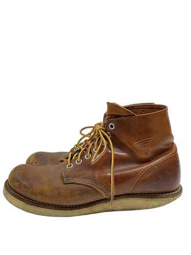 【良品】Red Wing 9111D 26.0cm/USA8.0/UK7.0 Red Wing 9111 Classic Round Toe Brown Leather Boots USA 8 D
