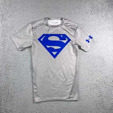 ウエイトトレーニング Under Armour superman compression Under Armour x Superman Compression Shirt Blue (1244399-401