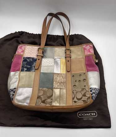 Y2k patchwork leather handbag - Gem