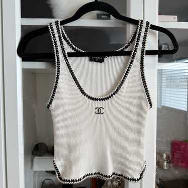 White chanel tank - Gem