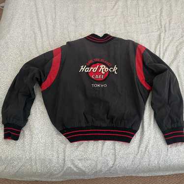 希少　Hard Rock Cafe ブラック 刺繍スウェット L U.S.A製ヘインズ ハードロックカフェ 80s スウェット L ブラック NY