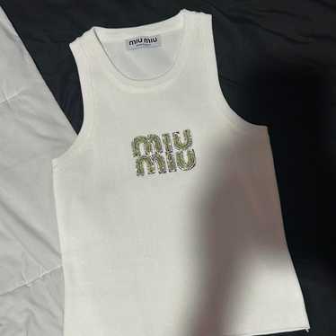 Miu miu white tank - Gem