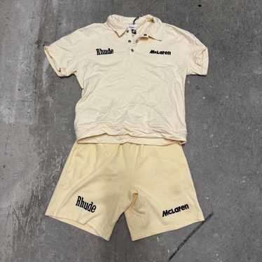 Rhude McLaren ポロシャツ クリーム色 Rhude rhude x mclaren - Gem