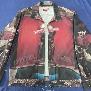 ジャケット・アウター Supreme Quilted Denim Pilot Jacket 2562 Supreme Quilted Denim Pilot Jacket (FW18) - $198