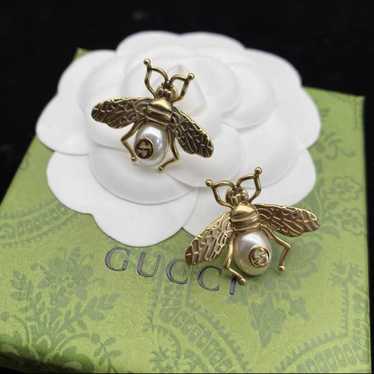 Gucci bee earrings with - Gem