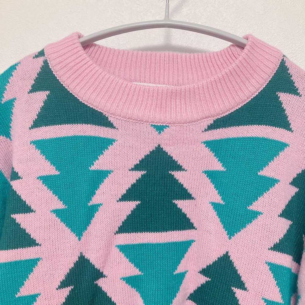 GRAYSON/THREADS Tree Pattern Sweater Knit M size … - image 2