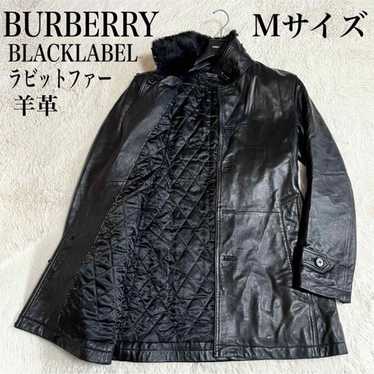 BURBERRY BLACK LABEL コーデュロイファージャケット　L Burberry black label rabbit - Gem