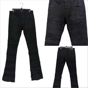 VALABASAS ブーツカットデニム 30サイズ JET BLACK新品 VALABASAS ブーツカットデニム 30サイズ JET BLACK新品