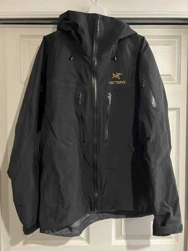 ARC'TERYX ブラックジャケット Alpha SV 24k gold Arc'teryx Alpha SV Jacket 24K Black Men's - FW22 - US