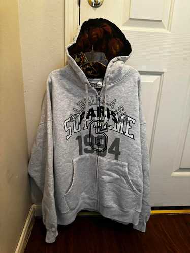 トップス Supreme MM6 Maison Margiela Hooded M Supreme MM6 Maison Margiela Zip Up Hooded Sweatshirt Black