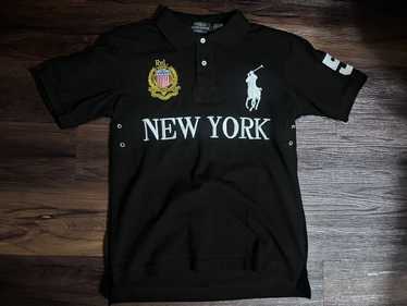 トップス polo ralph lauren new york black s size Classic Fit New York Mesh Polo Shirt