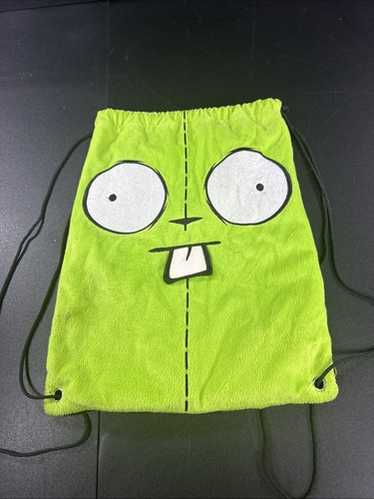Rare Invader Zim GIR Fuzzy Drawstring Bag - image 1