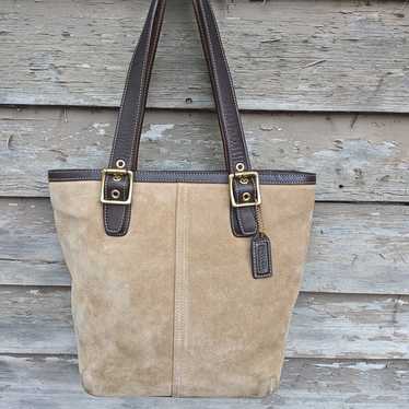 Coach tote bag suede - Gem