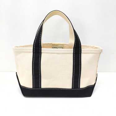 状態良 USA製 エルエルビーン ミニトートバッグ 90s ヴィンテージ L.L.Bean 90'S L.L.BEAN Mini Tote Bag WHITE/RED 90年代 ミニ