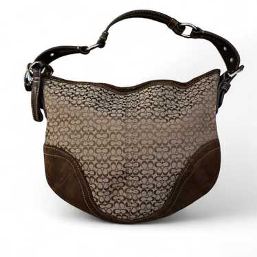 Vintage Coach Suede Hobo Shoulder y2k★ Vintage Y2k Coach Suede Hobo Shoulder Bag – Eclectic Inventory