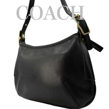 バッグ OLD COACH ALL LEATHER ONE SHOULDER BAG Old COACH One Shoulder Bag Leather 9966 Black Vintage | eBay