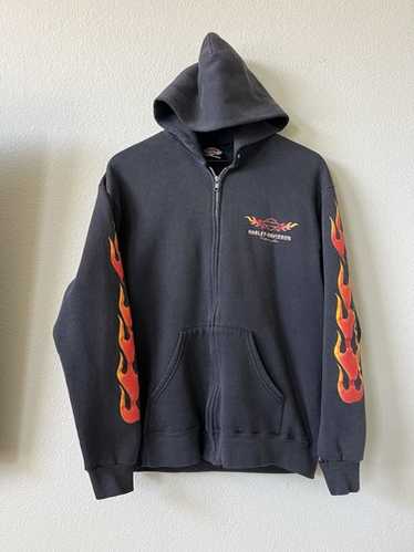 90s) harley davidson flame - Gem