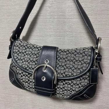 バッグ coach soho shoulder hand bag signature Coach Soho Shoulder Bag 25 in Signature Jacquard, B4/Oak