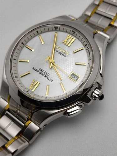 【電波ソーラー】CITIZEN EXCEED RADIO CONTROLLED Citizen Men's EXCEED Eco-Drive Solar-Powered Radio