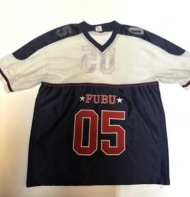 90sビンテージ FUBU 05 グラデーションフットボールジャージ Vintage Fubu Sports 05 Mens Jersey XL 90s Blue Flaws | eBay