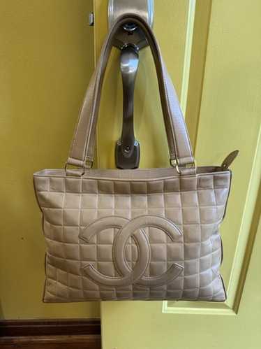 【超希少】CHANEL Sport Choco Bar Shoulder Bag CHANEL CC Chocolate Bar Quilted Leather Bowler Shoulder Bag