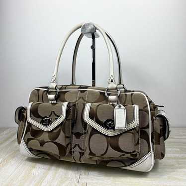 バッグ Vintage Coach Gallery Pocket Satchel Bag Coach gallery pocket satchel - Gem