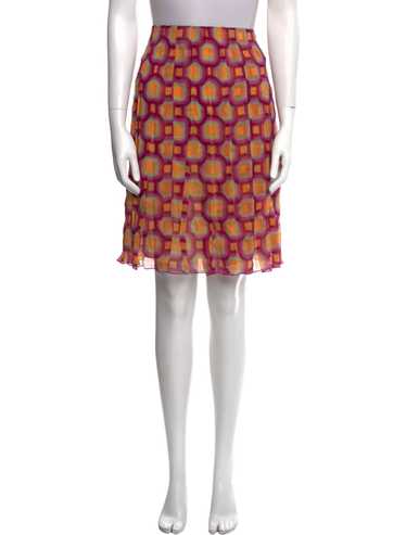 PRADA シルク ヴィンテージスカート PRADA ヴィンテージシルクプリントスカート