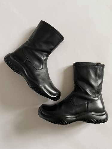 00s PRADA SPORT ロングブーツ ブラック Y2K Vibram Prada ロングブーツ | ブラック | FARFETCH JP