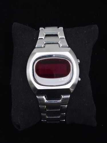時計 adidas originals LED watch (10-0275) ADIDAS HSD 601 (10-0275) STAINLESS STEEL LED WATCH. NEW. NOS