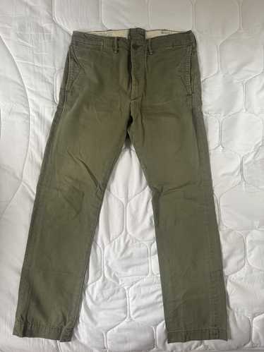 RRL US STANDARD CHINO チノ ミリタリー 34 オリーブ officer's chino olive | rrl | made in china – stuf|f-official