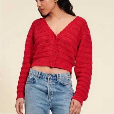 Rouje red cardigan - Gem