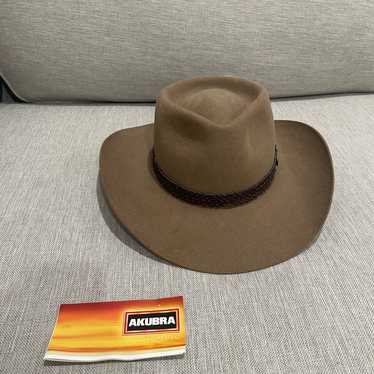 ヴィンテージ　AKUBRA カウボーイハット　オーストラリア　58㎝ ヴィンテージ AKUBRA カウボーイハット オーストラリア 58㎝