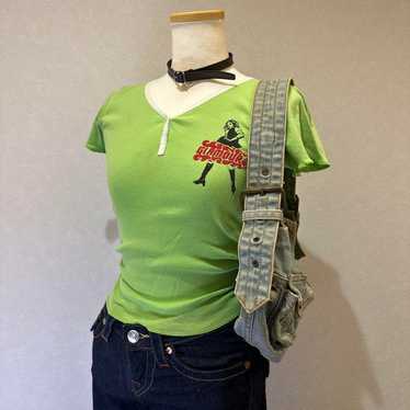 トップス HYSTERIC GLAMOUR FLARE pop GIRL Tee y2k HYSTERIC GLAMOUR FLARE pop GIRL Tee y2k