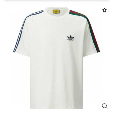 adidas GUCCI Tシャツ　XXS 白マルチ T-shirt Gucci X Adidas White size XS International in Cotton