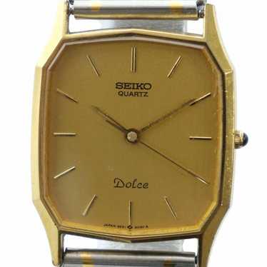 美品　稼働　SEIKO Dolce 腕時計 角型　9531-5060 30 Yahoo!オークション -「seiko dolce 9531-5060」(ドルチェ
