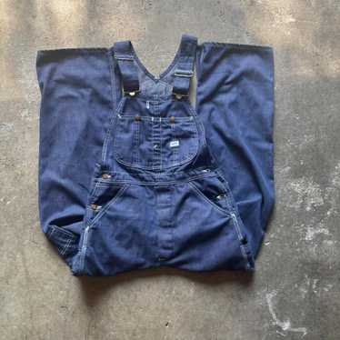70s Lee USA OVERALL VINTAGE XL-XXL 濃紺 希少 70s Lee USA OVERALL VINTAGE XL-XXL 濃紺 希少