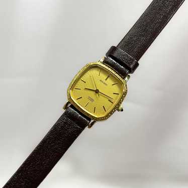 CITIZEN EXCEED「GOLD」（K18） Vintage Citizen Exceed Gold Plated Textured Dial Unisex