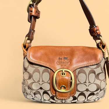 バッグ COACH Bleeker Legacy Signature Handbag COACH Bleeker Legacy Signature Handbag 942 | eBay