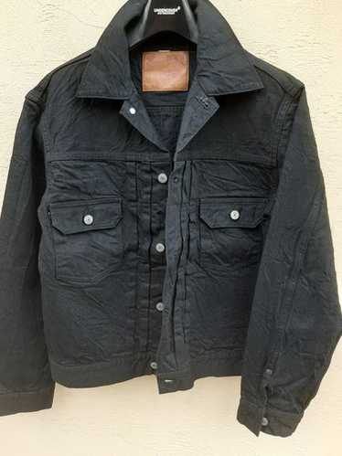 トップス SUGAR CANE Black Denim Jacket Sugar Cane 14,25oz 1953 Type II Black Denim Jacket – Hard Wash