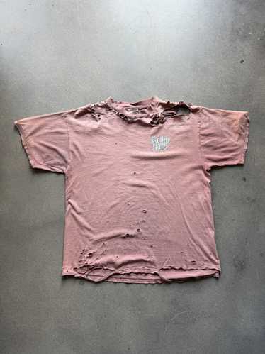 ◆90s USA製 TULTEX Rollin Hard Tシャツ アメ車 L ◇90s USA製 TULTEX Rollin Hard Tシャツ アメ車 L