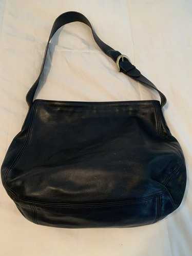 バッグ vintage coach Soho Hobo hand bag navy Coach Vintage Soho Navy Khaki Hobo Canvas Leather Hand Bag