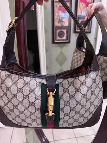 GUCCI ワンショルダー ジャッキー ハーフムーン レザー スエード グッチ レディースバッグ ハーフムーン・ホーボーバッグ | GUCCI® JP