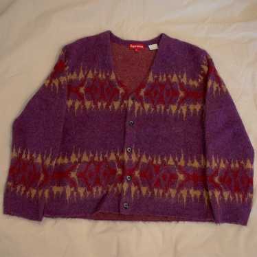 トップス Supreme 22AW Abstract Stripe Cardigan Supreme Abstract Stripe Cardigan (FW22) - $198