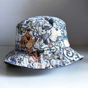 帽子 OLD STUSSY patchwork check bucket hat Stussy Bucket Hat, Brand New with Tag, Rare, Denim Material