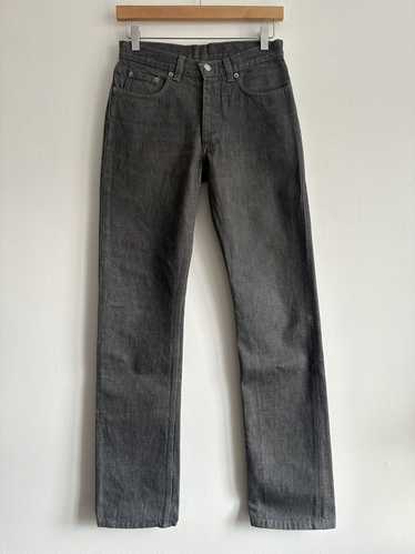 パンツ 2000s HELMUT LANG Vintage Denim Helmut Lang 2000 Vintage Sanded Denim Painter Jeans (Dark