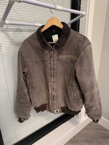 ジャケット・アウター so1ro322 80s Carhartt Sant Fe Jacket Vintage Carhartt SANTA FE Jacket Mens XL Duck Quilt Lined