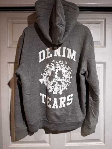 DENIM TEARS グレー ジップパーカー M DENIM TEARS グレー ジップパーカー M