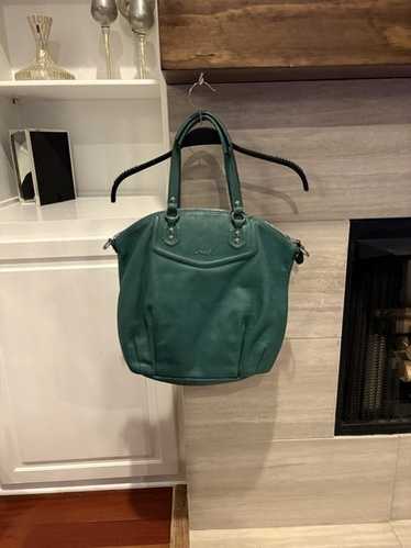 Vintage COACH ハンドバッグ オールレザー Green il_1080xN.6889076348_qaed.jpg