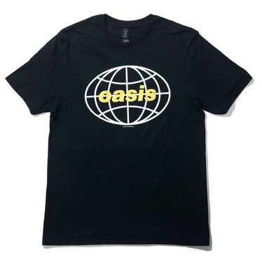 m&winさま 90s oasis Roll With It Tシャツ 黒 XL 90's OASIS ''MAD FOR IT!'' 両面プリント ロングスリーブT